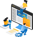 پیش‌نمایش فایل creative-blogger-team-writing-online-blog-5623496 از پک فعالیت‌های تجاری