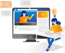 پیش‌نمایش فایل female-student-getting-online-education-via-video-tutorial-5623513 از پک فعالیت‌های تجاری