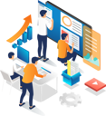 پیش‌نمایش فایل team-working-on-blog-dashboard-optimization-5623501 از پک فعالیت‌های تجاری