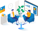 پیش‌نمایش فایل business-team-discussing-while-sitting-on-sofa-5623437 از پک فعالیت تجاری