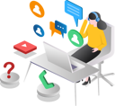 پیش‌نمایش فایل customer-service-online-discussion-5623464 از پک فعالیت تجاری