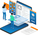 پیش‌نمایش فایل team-is-designing-a-website-app-5623467 از پک فعالیت تجاری