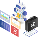 پیش‌نمایش فایل robot-analyzes-data-5624502 از پک کسب و کار