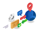 پیش‌نمایش فایل send-email-worldwide-6191260 از پک فناوری کسب‌وکار