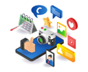 پیش‌نمایش فایل smartphone-app-social-media-6191271 از پک فناوری کسب‌وکار