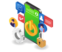 پیش‌نمایش فایل turn-on-social-media-marketing-application-6191278 از پک فناوری کسب‌وکار