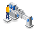 پیش‌نمایش فایل male-operator-is-running-a-cnc-lathe-6191205 از پک متفرقه