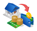 پیش‌نمایش فایل money-from-bank-to-wallet-6191184 از پک متفرقه