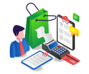 پیش‌نمایش فایل monthly-shopping-bill-calculation-6191188 از پک متفرقه