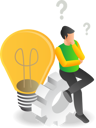 پیش‌نمایش فایل confused-man-thinking-about-idea-6208425 از پک کسب و کار