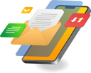 پیش‌نمایش فایل smartphone-transaction-email-6217342 از پک متفرقه