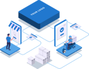 پیش‌نمایش فایل delivery-platform-6267174 از پک کسب و کار