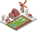 پیش‌نمایش فایل windmills-in-farm-6265390 از پک کسب و کار