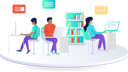 پیش‌نمایش فایل business-team-working-at-office-6283849 از پک کسب و کار
