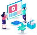 پیش‌نمایش فایل online-blog-web-layout-6284028 از پک کسب و کار