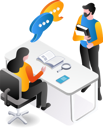 پیش‌نمایش فایل admin-and-teacher-conversation-6284845 از پک فناوری کسب‌وکار