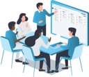 پیش‌نمایش فایل team-is-in-a-meeting-6284984 از پک فناوری کسب‌وکار