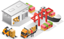 پیش‌نمایش فایل cargo-of-land-sea-route-6285378 از پک کسب و کار