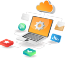 پیش‌نمایش فایل cloud-server-data-network-working-process-6285553 از پک کسب و کار
