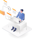 پیش‌نمایش فایل man-making-documents-at-computer-desk-6284762 از پک کسب و کار