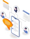 پیش‌نمایش فایل online-conversation-network-on-social-media-6284803 از پک کسب و کار
