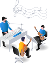 پیش‌نمایش فایل students-collaborating-music-6284787 از پک کسب و کار