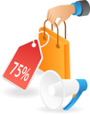 پیش‌نمایش فایل shopping-discount-6492367 از پک کسب و کار