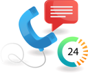 پیش‌نمایش فایل customer-service-24-hours-communication-6492533 از پک فناوری کسب‌وکار