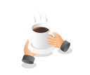 پیش‌نمایش فایل hands-carrying-a-cup-of-coffee-6492578 از پک فناوری کسب‌وکار