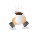 پیش‌نمایش فایل hands-carrying-a-cup-of-hot-coffee-6492579 از پک فناوری کسب‌وکار