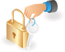 پیش‌نمایش فایل open-lock-using-key-6492556 از پک فناوری کسب‌وکار