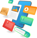 پیش‌نمایش فایل smartphone-multi-information-creative-application-6492909 از پک کسب‌وکار و فناوری