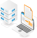 پیش‌نمایش فایل transfer-computer-data-to-server-6492945 از پک کسب‌وکار و فناوری