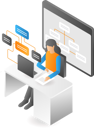 پیش‌نمایش فایل women-work-a-lot-at-the-computer-desk-6493054 از پک کسب‌وکار و فناوری