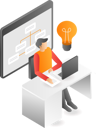 پیش‌نمایش فایل man-with-idea-at-work-6492743 از پک فناوری کسب‌وکار