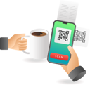 پیش‌نمایش فایل pay-for-coffee-shopping-using-barcode-6492750 از پک فناوری کسب‌وکار