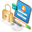 پیش‌نمایش فایل personal-account-security-lock-6492786 از پک فناوری کسب‌وکار