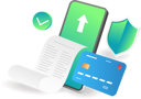 پیش‌نمایش فایل secure-card-payment-receipt-6492885 از پک فناوری کسب‌وکار