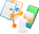 پیش‌نمایش فایل share-data-folder-through-smartphone-6492890 از پک فناوری کسب‌وکار