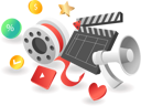 پیش‌نمایش فایل digital-marketing-content-video-campaign-6608391 از پک فناوری کسب‌وکار