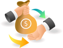 پیش‌نمایش فایل giving-money-6608429 از پک فناوری کسب‌وکار