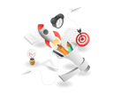 پیش‌نمایش فایل megaphone-marketing-campaign-for-education-6563542 از پک فناوری کسب‌وکار