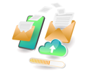 پیش‌نمایش فایل send-email-from-smartphone-6563462 از پک فناوری کسب‌وکار
