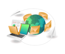 پیش‌نمایش فایل sending-email-to-global-network-6563461 از پک فناوری کسب‌وکار