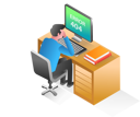 پیش‌نمایش فایل stressed-man-facing-error-404-6563456 از پک فناوری کسب‌وکار