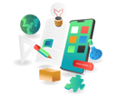 پیش‌نمایش فایل reading-books-on-smartphone-6563551 از پک فناوری کسب‌وکار و آموزش