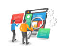 پیش‌نمایش فایل web-design-development-6563582 از پک فناوری کسب‌وکار و آموزش