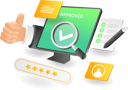 پیش‌نمایش فایل online-application-approved-6608502 از پک کسب و کار