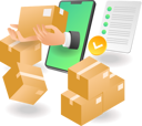 پیش‌نمایش فایل send-package-online-6608555 از پک کسب و کار