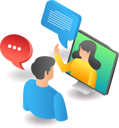 پیش‌نمایش فایل virtual-conversation-6608491 از پک کسب و کار